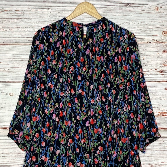 NWT Zara The Annie Dress Floral Pleated Dress Sz M - Picture 15 of 16